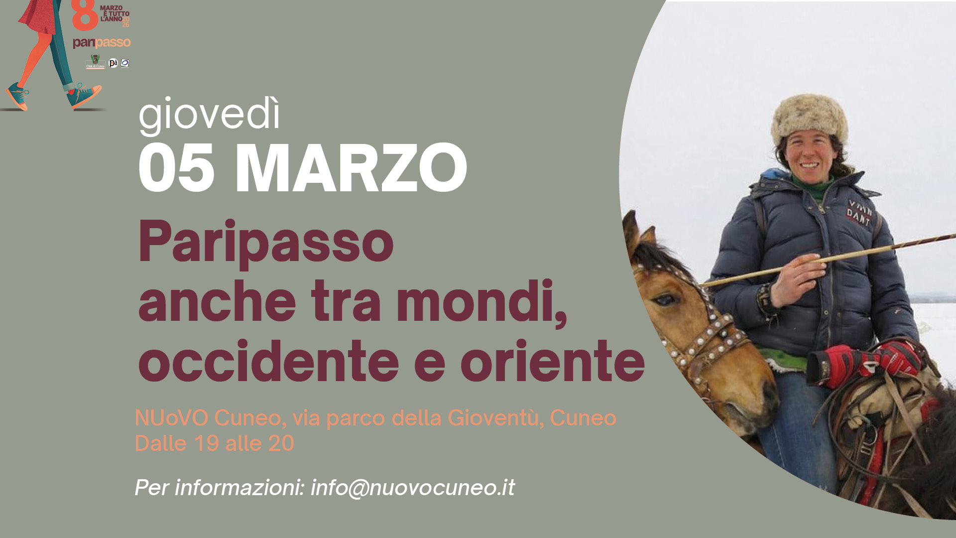 Paripasso anche tra mondi, Occidente e Oriente