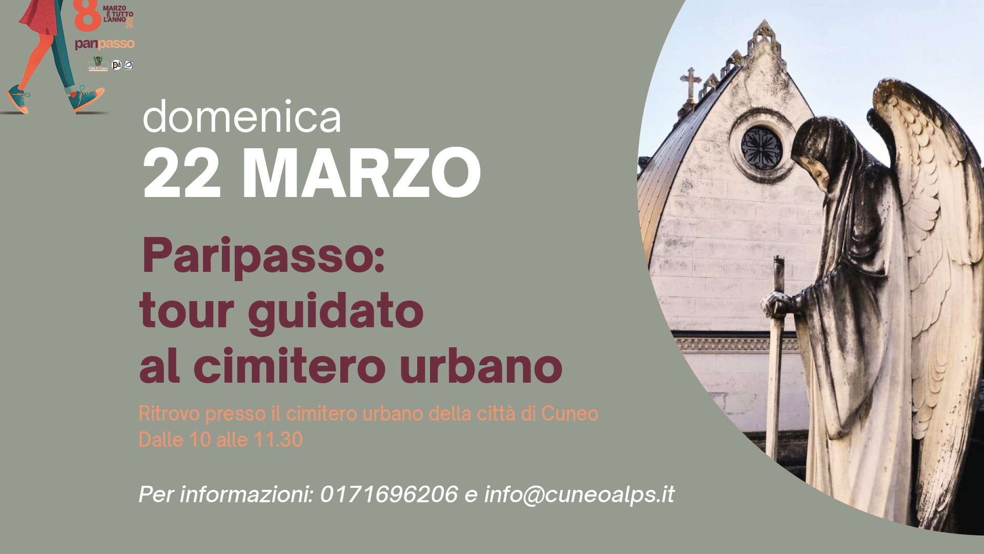 Paripasso: tour guidato al Cimitero Urbano