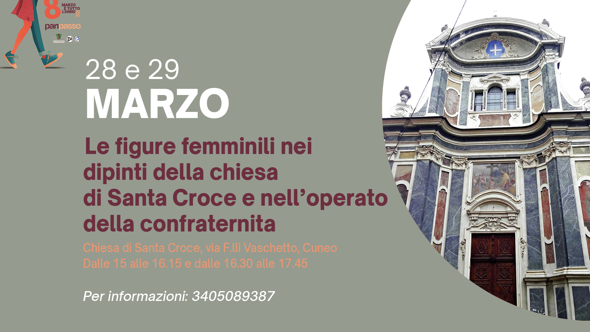 Le figure femminili nei dipinti della Chiesa di Santa Croce e nell’operato della confraternita